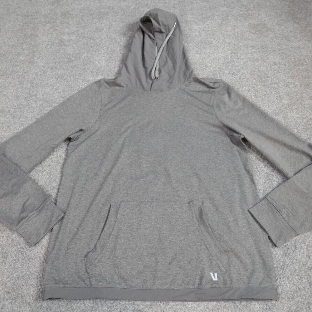 Vuori Mens Sunday Element Hoodie Medium Gray
